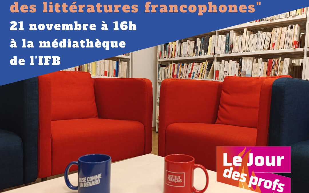 Café littéraire « Les Champion.ne.s des littératures francophones »