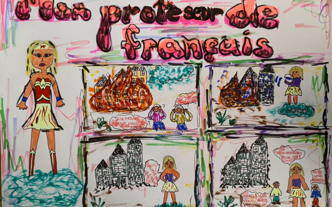 Le professeur de français, porteur de la flamme francophone dans la bande dessinée
