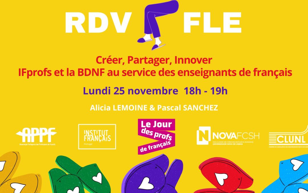 RDVFLE Créer, Partager, Innover : IFprofs et la BDNF au service des enseignants de français